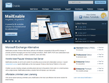 Tablet Screenshot of mailenable.net